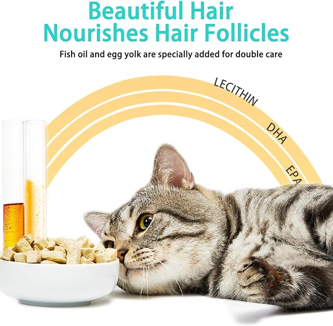 Bintangor Freeze Dried Cat Treats; Dry Cat Food Premium, Healthy, High Protein Instinct Cat Food- Rabbit Flavor, 185g Bag