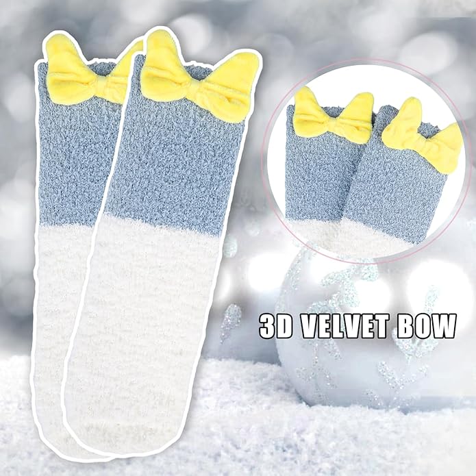 Benefeet Sox Cute Fuzzy Socks for Women Girls Fluffy Warm Cozy Novelty Slipper Socks Funny Animal Plush Sleeping Socks