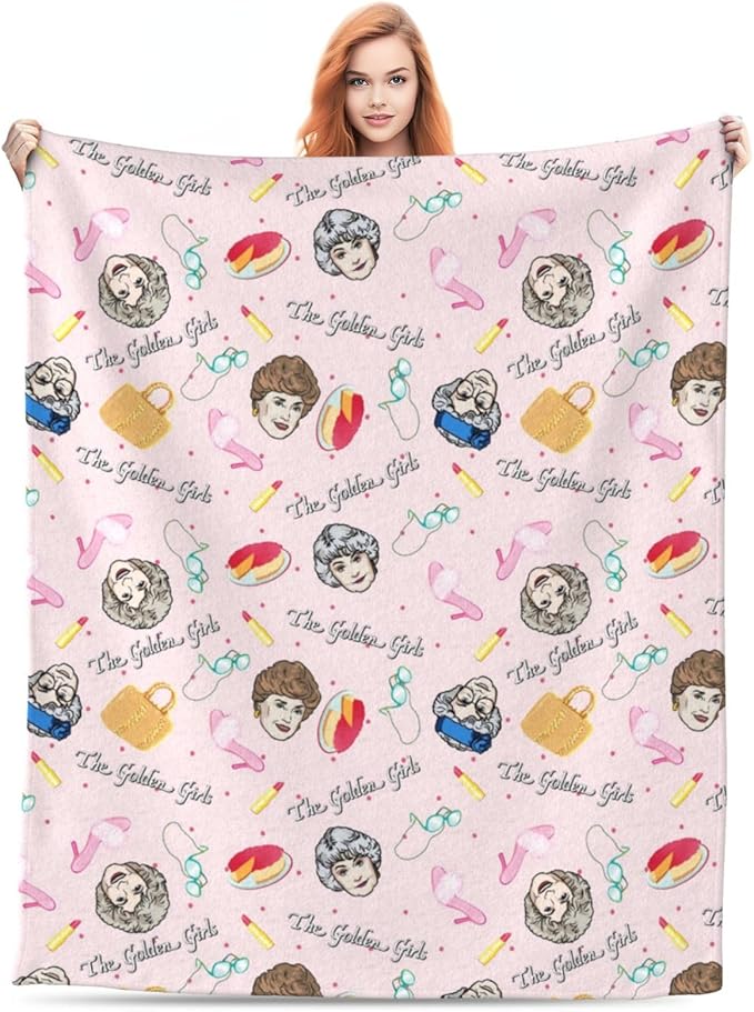 Goldengirls Golden Girls Blanket Gifts 60x50 Throw Blanket Lightweight Golden Girls Merchandise for Couch Bed Sofa Car