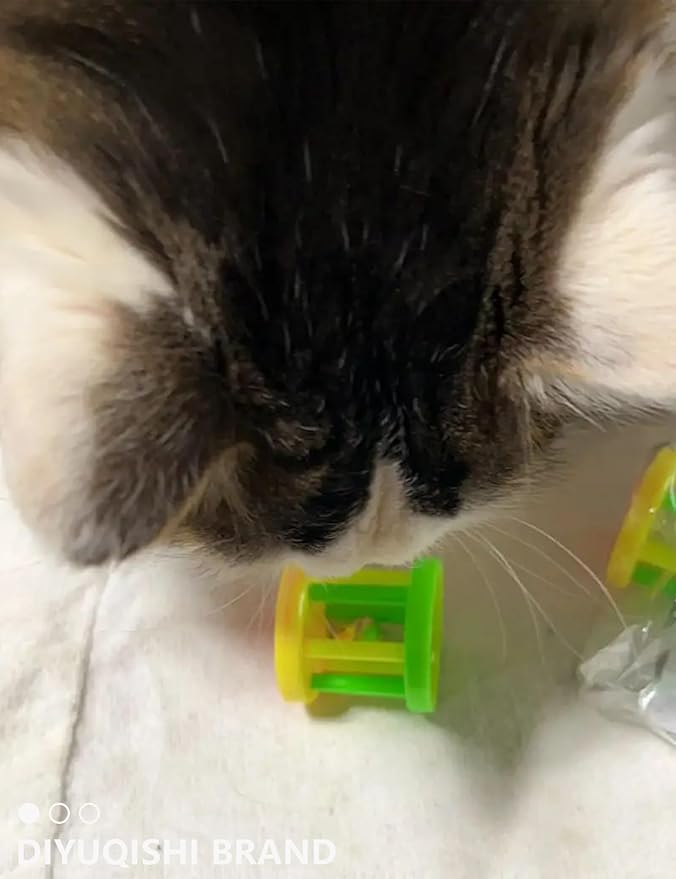 Cat Toys, 15 Pieces Set, Includes Kitten Toys, Like Plush Balls and a Mechanical Chick, Bell Balls, and Soft Toys for Indoor Cats to Play and Stay Active, Safe Materials for Hours of Fun