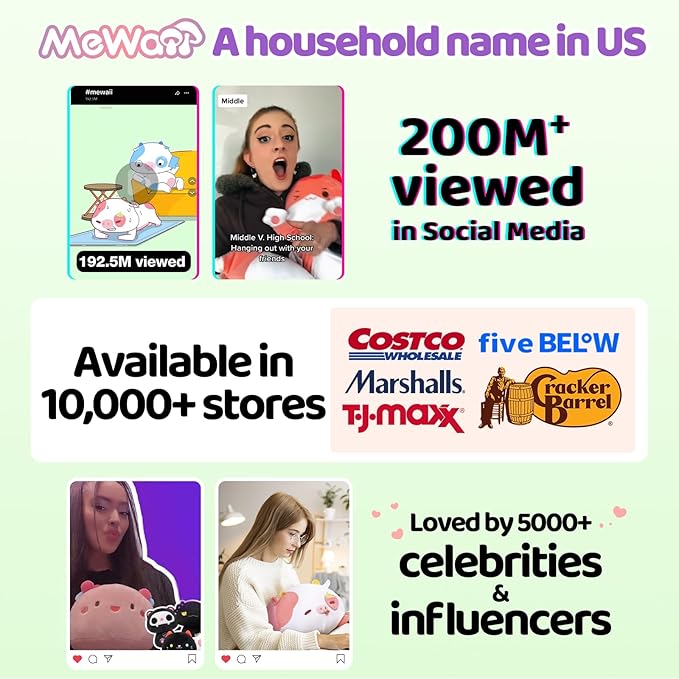 Cute Cat Bee Plush Pillow, Kawaii Plushies Cat Honeybee Stuffed Toy, Kitten Plushies with Honeybee Outfit Costume, Soft Squishy Birthday Gifts for Kids & Girls (16 Inch)