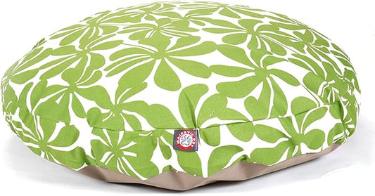 Sage Plantation Large Round Indoor Outdoor Pet Dog Bed With Removable Washable Cover By Majestic Pet Products
