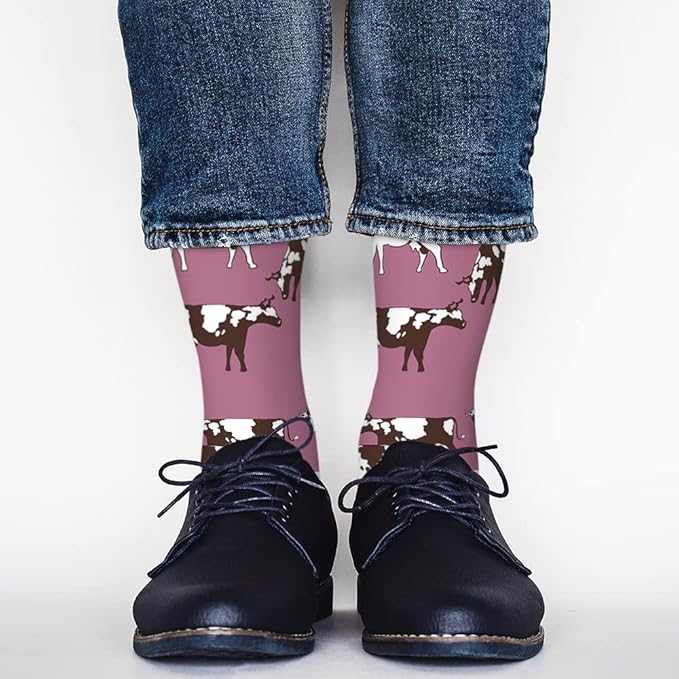 AOYEGO Volleyball Funny Socks Water Polo Balls Iridescent Novelty Casual Crew Socks Contrast Color Design for Women Men Gift