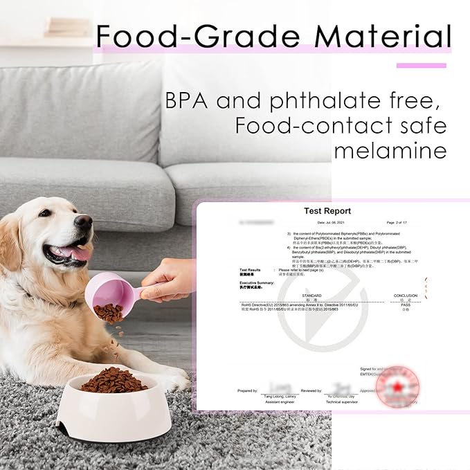 Super Design SUPERDESIGN Food Scoop Dog Cat Food Scoop Ice Scoop Flour scoop Candy scoops Dry Measuring Cup Plastic Scoop for Canisters and Freezer 1 Cup Food Grade Melamine PURPLE