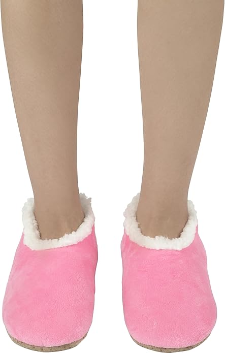 BenSorts Fuzzy Slipper Socks for Women Funny House Slippers with Grips