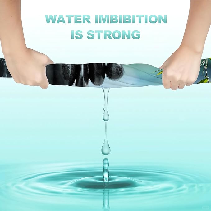 Zen Spa Hand Towels Set of 2,Green Bamboo Flower Soft Fingertip Bath Towel Small Face Washcloths Decor Kitchen Towel for Hotel Spa Gym Sport 28x14in