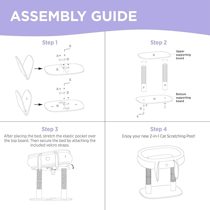 Lesure Cute Cat Tree Tower - Cat Tower with Nature Sisal Scratching Post for Indoor Large Cats and Kittens, Featuring with Soft Removable Cat Bed,Wide Perch, Playful Toy, 22x16.5x22.8in，Pink