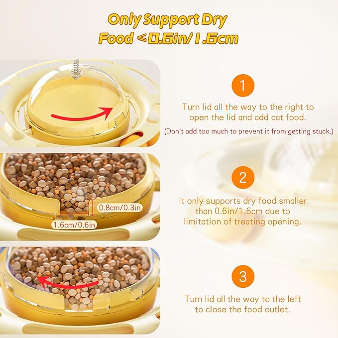 SEVENKA Cat Toys, 4in1 Interactive Kitten Toy, Fluttering Feather Toy, Track Ball, 16 Cat Spiral Spring, Slow Cat Treats Dispenser Cat Feeder Cat Food Dispensing Pet Supplies, Indoor Exercise Kicker