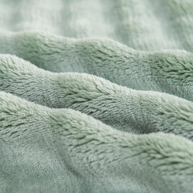 Soft Fluffy Fur Throw Blanket,3D Fleece Bubble Blanket, Flannel Fuzzy Soft Plush Bubble Blanket for Sofa Bed Room Office,Decorative Throw Blanket, 50"x60"Green