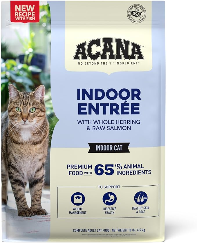 ACANA Indoor Entrée Fish Recipe Cat 10LB