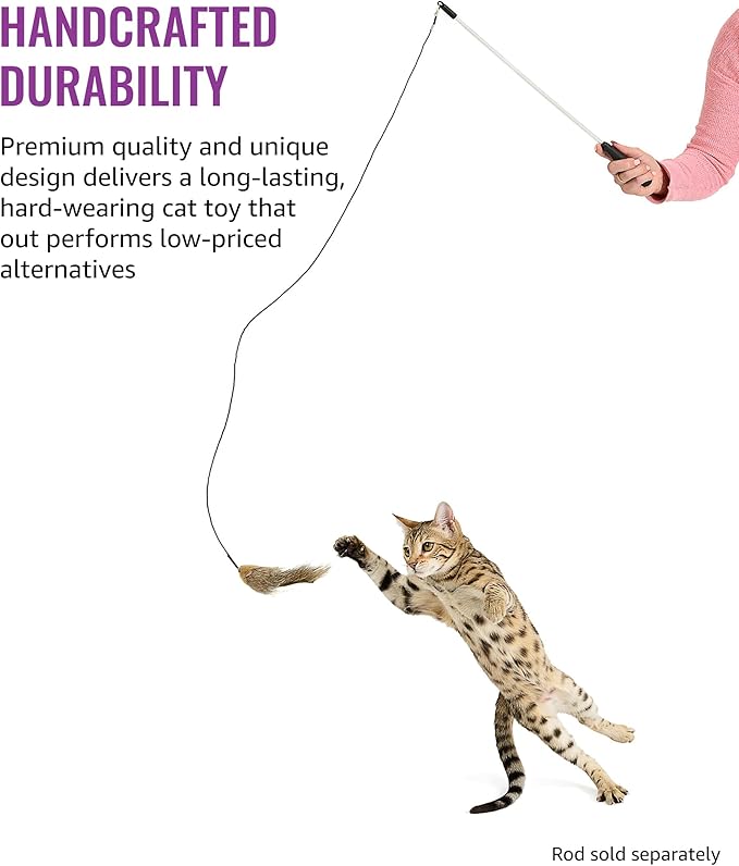 RompiCatz Critter Collector Series Teaser String and Interactive Cat Toy Attachment, Wily Mouse