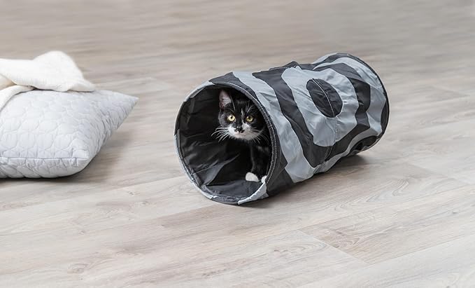 Trixie Cat Tunnel with Crinkling Foil for Encouraging Play, Indoor/Outdoor