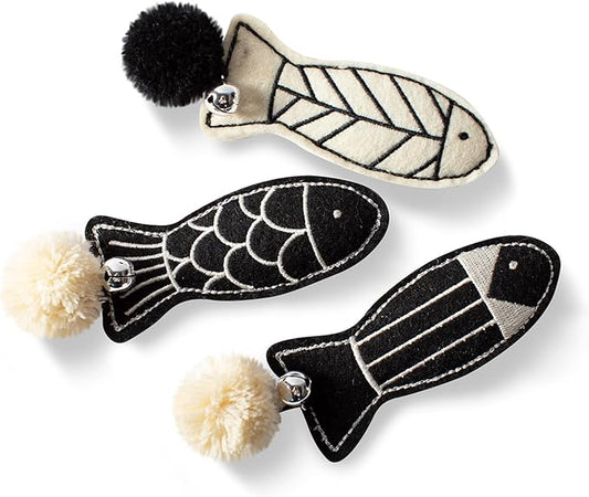 Fringe Studio "OFF THE SCALES Cat Toy Mini Set of 3, PetShop Collection (904028)