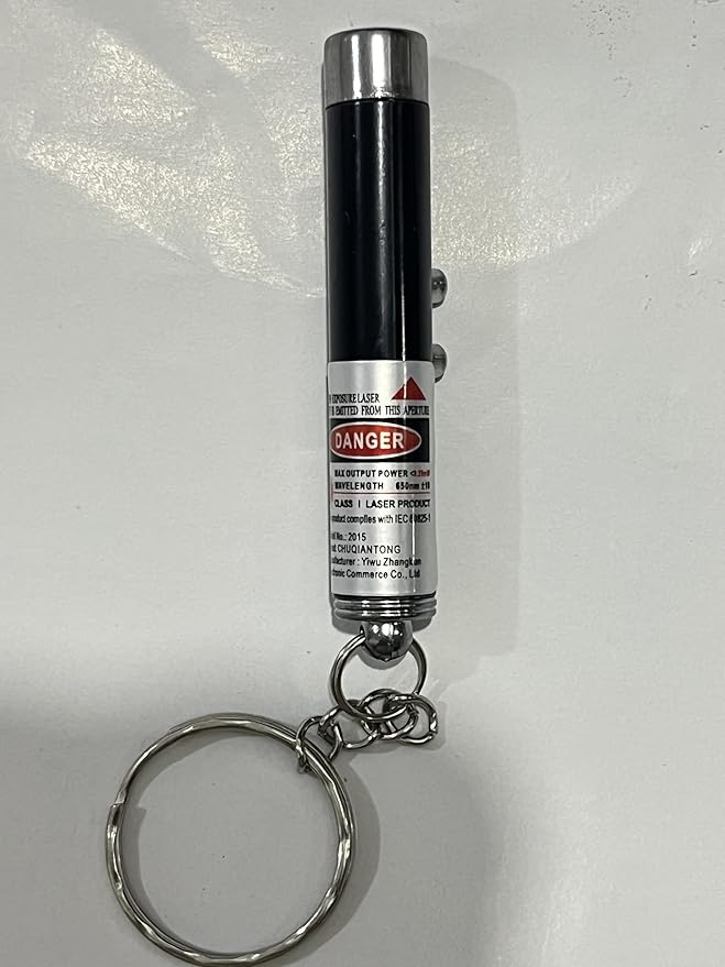 2-in-1 Cat Pet Toy Red LED Pointer Pen White Flashlight Torch Interactive Training Pen for Cat Dogs