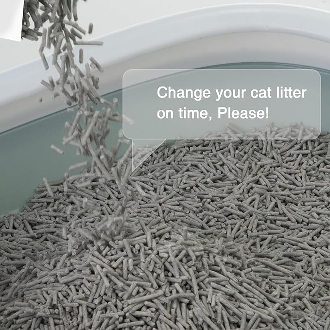 BLUERISE Tofu Cat Litter 6LB×2Bags Natural Cat Litter Flushable Toilet Quick Clumping Dust Free Odor Control Kitty Litter(Activated Carbon 12LB)