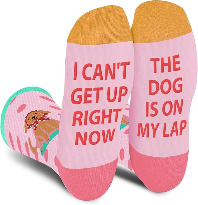 AGRIMONY Funny Cat Dog Socks for Women Teen Girls-Animal Novelty Cute Socks-Mothers Day Cat Dog Mom Gifts Stocking Stuffers