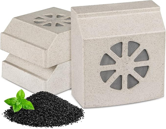 Activated Carbon Charcoal Filters Replacement Compatible with PETNF Automatic Cat Litter Box, Eliminate Odors and Keep Your Home Fresh, 3 Packs