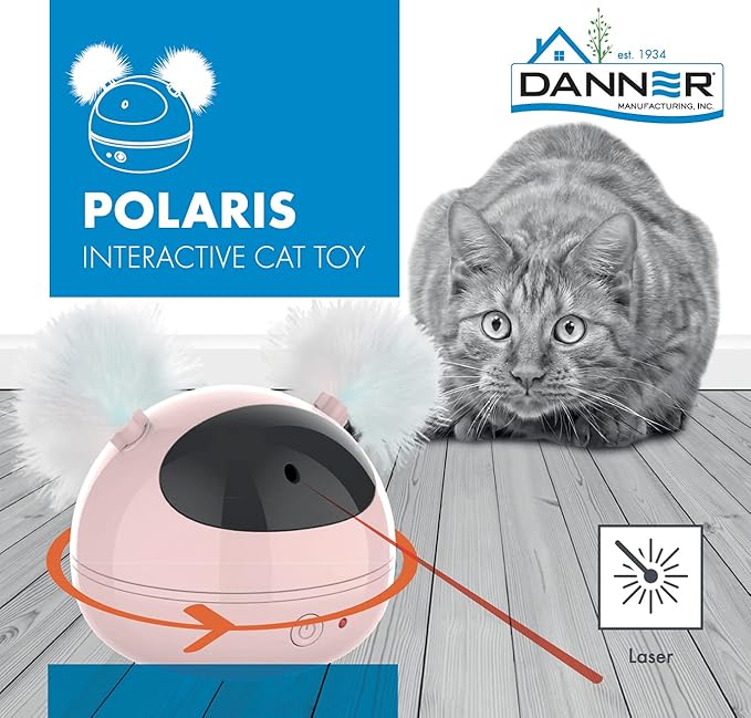 Danner Manufacturing, Inc., Home Collection Polaris Interactive Cat Toy, 74507