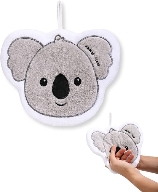 Bathroom Hand Towels Set: Gifts for Her Cat Lovers Cute Cat Raccoon Pattern Kitchen Towels Dry Your Hands - Women Mom Wife Sister Friend Coworker Birthday Gifts (1, Koala)