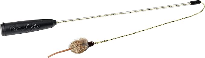 RompiCatz Adjustable Retractable String Wand and Interactive Cat Toy, Mouse