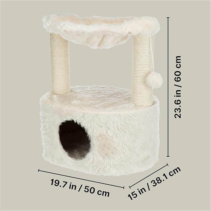 TRIXIE Baza Grande Scratching Post, Cat, Creme, Medium, (44545)