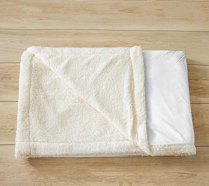 Cute Cat Plush Blanket White Pet Cat Fleece Throw Blanket Colorful Flowers Cartoon Cat Sherpa Blanket for Sofa Couch Bed 3D Animal Theme Cat Lovers Fuzzy Blanket Room Decor Baby 30x40 Inch