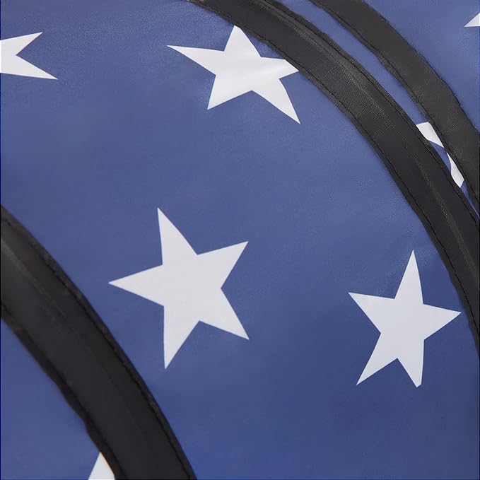 Tempcore Pet Cat Tunnel Tube Cat Toys 3 Way Collapsible, Cat Tunnels for Indoor Cats，Kitty Tunnel Bored Cat Pet Toys Peek Hole Toy Ball Cat, Puppy, Kitty, Kitten, Rabbit Pentagram