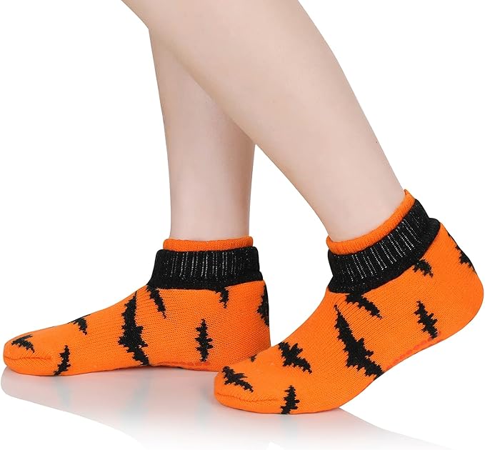 American Trends Fuzzy Socks for Women with Grippers Non Slip Christmas Socks