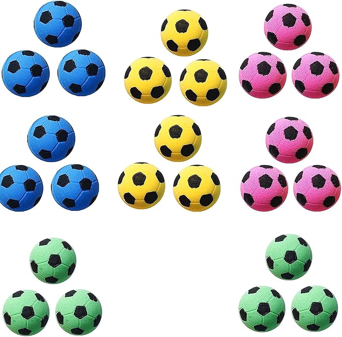 Cat Foam Ball Cat Sponge Ball Toy Cat Soccer Ball Toy Elastic Soft Foam Football (24)