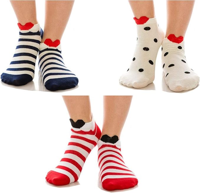 9 Pairs of Women's Socks Cute & Funny Animal Cotton Socks