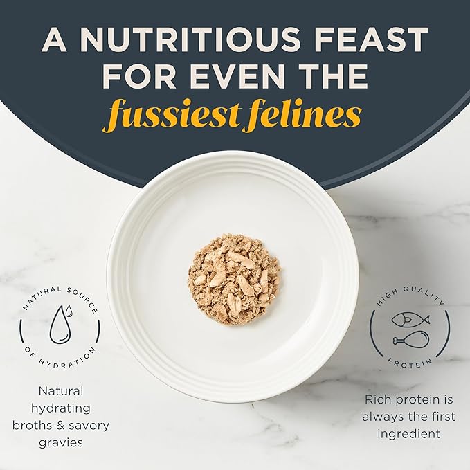 Reveal Natural Wet Cat Food, 18 Count, Grain Free, Limited Ingredient Cat Food Cups, Sardine with Mackerel in Broth, 2.12 oz Easy Peel Cups