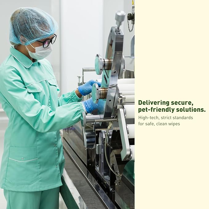 ORDORA PET Ear Finger Wipes for Dogs & Cats - Gently Remove Ear Wax, Debris - Sooths & Deodorizes - Relieve Ear Itching & Inflammation, Fresh Coconut Scent, All Natural Ingredients - 50 Pcs