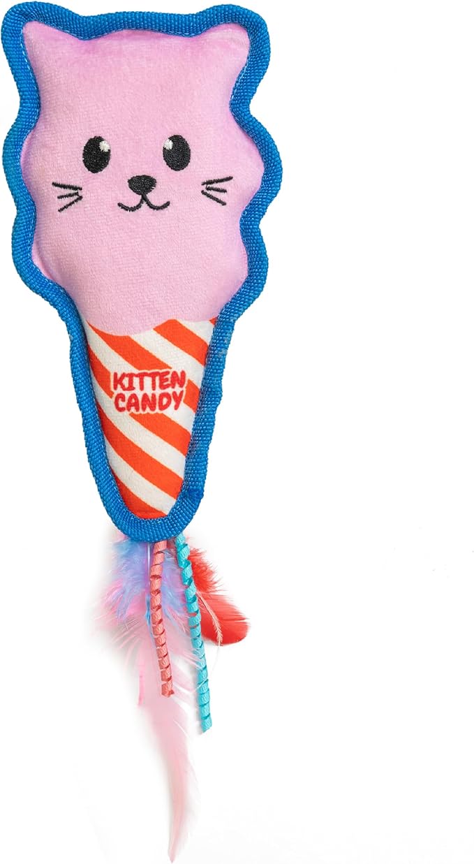 Catstages Kitt'n Candy Kicker Pink Interactive Catnip Cat Toy