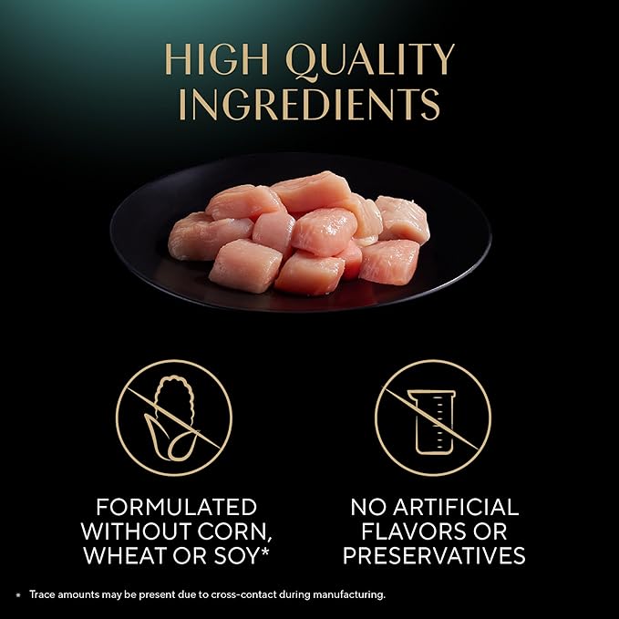 Sheba Perfect Portions Wet Cat Food Cuts in Gravy With Roasted Chicken Entree, 2.6 oz., Twin-Pack Trays (24 Count, 48 Servings)