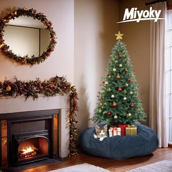 Cat Tunnel 3 Ways Play Tunnel, Durable Cationic Fabric Collapsible Breathable Cat Hideout with Rest Mat, All Season O S C Shape Cat Play Tunnel Toys for Indoor Small Medium Large Cats (Blue)