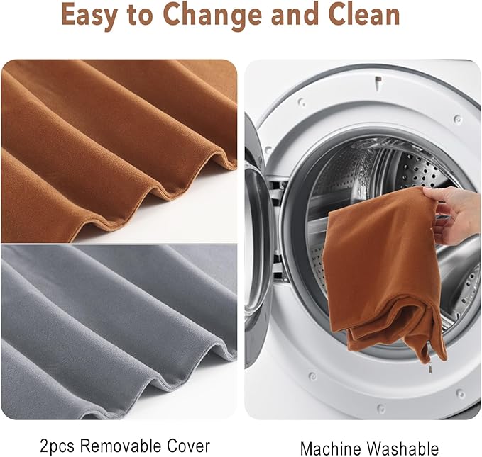 On/Off Switch Electric Pet Heating Pad with Chew Resistant Cord and 2PCS Machine Washable Cover,Indoor Heated Pet Bed Warmer,for Cat Beds and Dog Beds,17.5"x15.75" Small Size