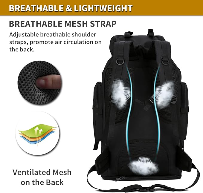 100L Camping Hiking Military Tactical Backpack Outdoor Climbing Sport Bags for Camping,Backpacking