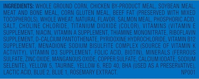 9Lives Daily Essentials Dry Cat Food With Chicken, Beef & Salmon Flavors, 20 lb Bag