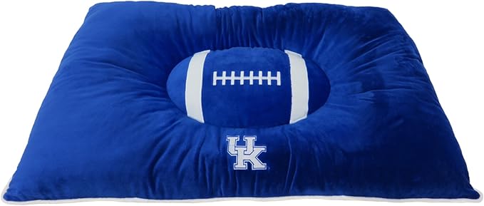 Pets First NCAA PET BED- Kentucky Wildcats Soft & Cozy Plush Pillow Bed. - Sports Dog Bed. Cuddle, Warm Collegiate Mattress Bed for Cats & Dogs
