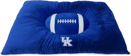 Pets First NCAA PET BED- Kentucky Wildcats Soft & Cozy Plush Pillow Bed. - Sports Dog Bed. Cuddle, Warm Collegiate Mattress Bed for Cats & Dogs