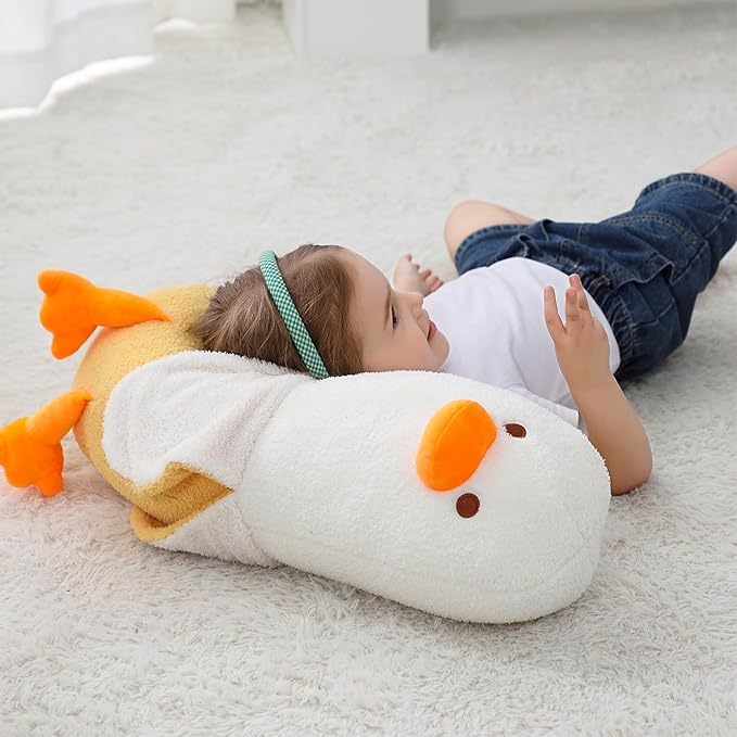 Banana Duck Plush, 27.6" Duck Stuffed Animal, Cute Soft Banana Plushie Hugging Pillow Doll Toy Gift for Girls Boys Girlfriend Adults Birthday Chrismas Thanksgiving Decor