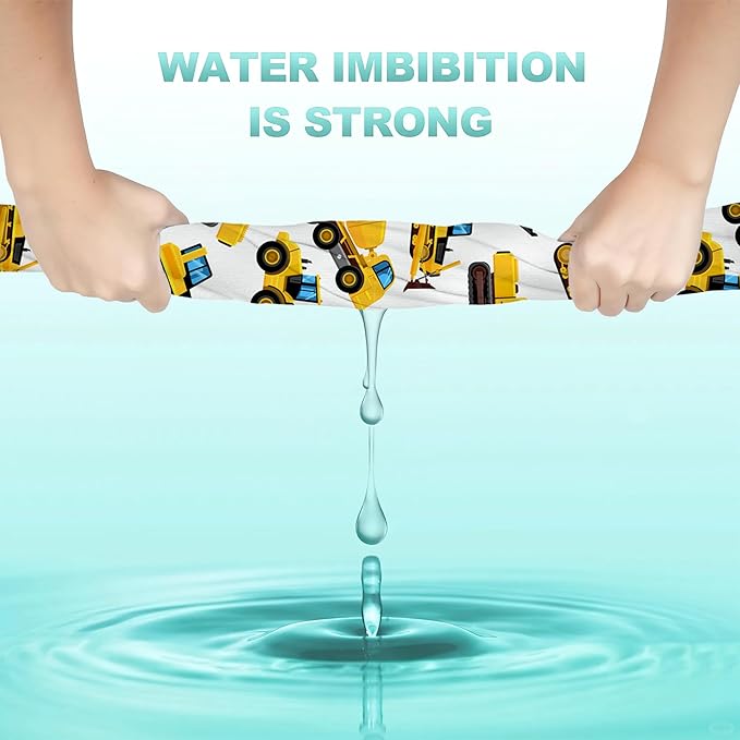 Construction Machines Hand Towels Set of 2,Tractor Decorative Towels Highly Absorbent Soft Towels for Bathroom Beach Kitchen Spa Gym Face Towel 14x28 Inch