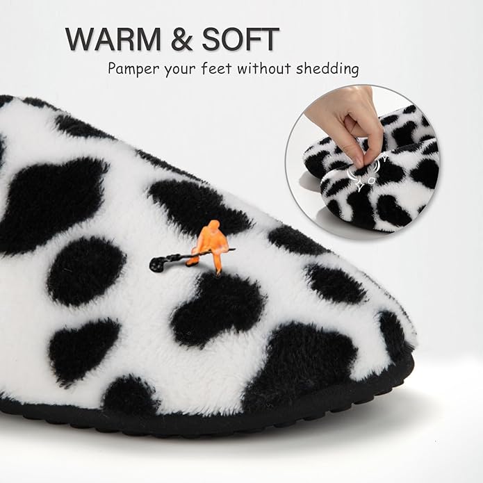 ATHMILE House Slippers for Women Men Indoor Barefoot Slippers Socks Furry Slip on House Shoes Cozy Comfy Slippers for Home Bedroom Travel Yoga