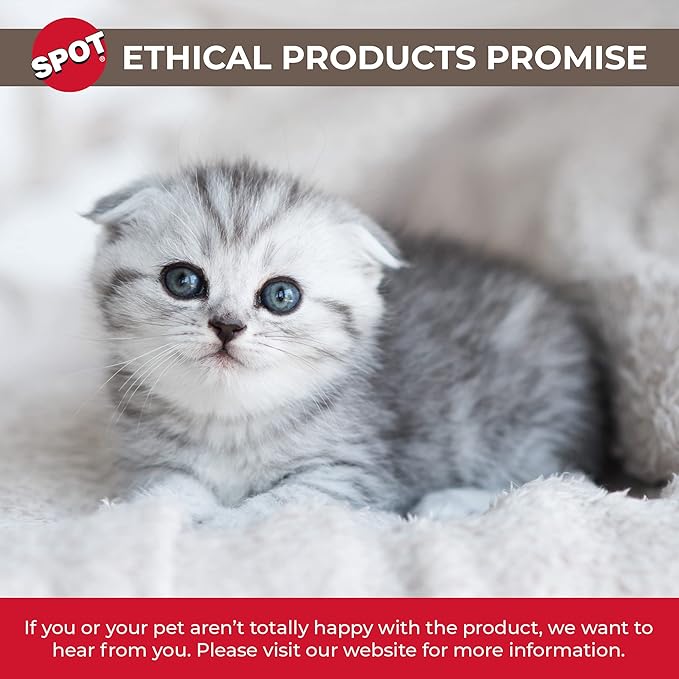 SPOT Flippin’ Skinneeez Raccoon Cat Toy with Catnip – Realistic Flopping Design, Touch-Activated Movement and Sounds, USB Rechargeable, Perfect for Indoor Cats, 15-Inch