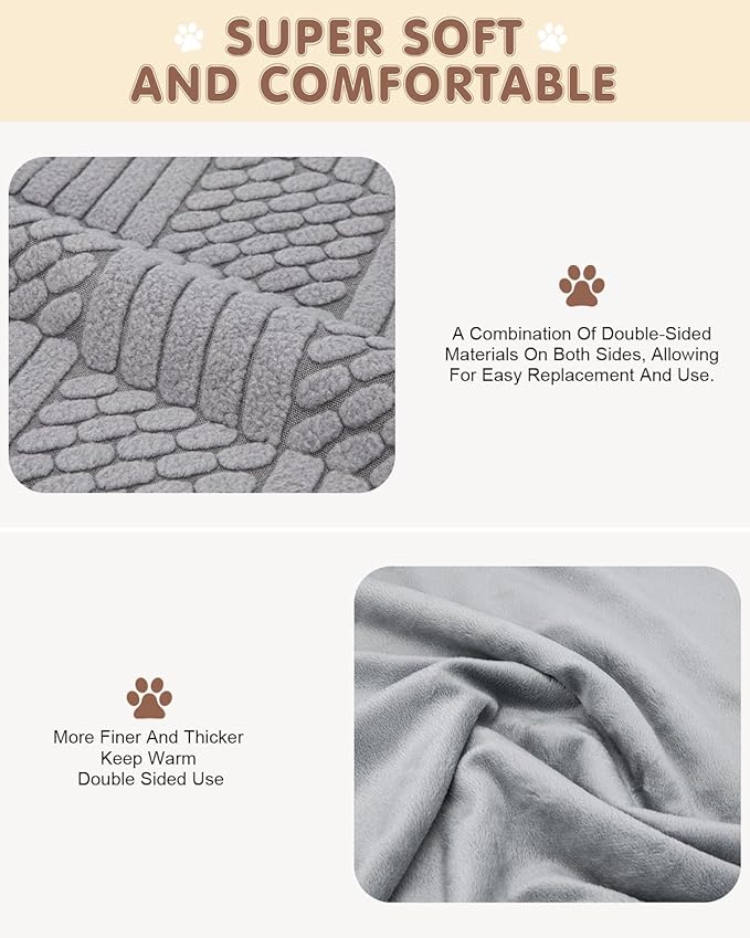 Pet Heating Pad for Dogs and Cats, Waterproof Dog Cat Heating Pad Indoor Heated Blanket Pet Cat Bed Pad with Detachable Cover, 9 Adjustable Temperature & Timer (Large( 28.0" L x 18.0" W x 0.6" Th))