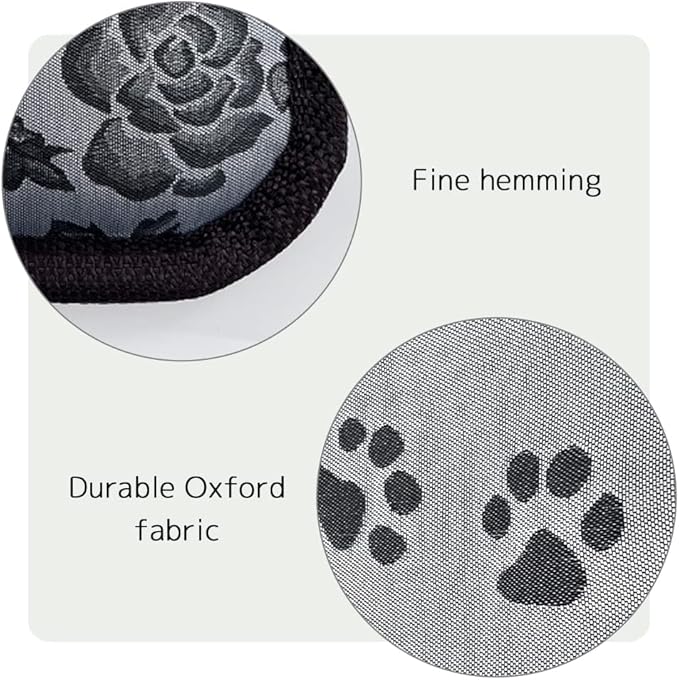 La La Pet® Mat for Dog and Cat Constant Electric Heating Temperature Warming Pad Cushion Bed Mat for Pet,Grey-Grid