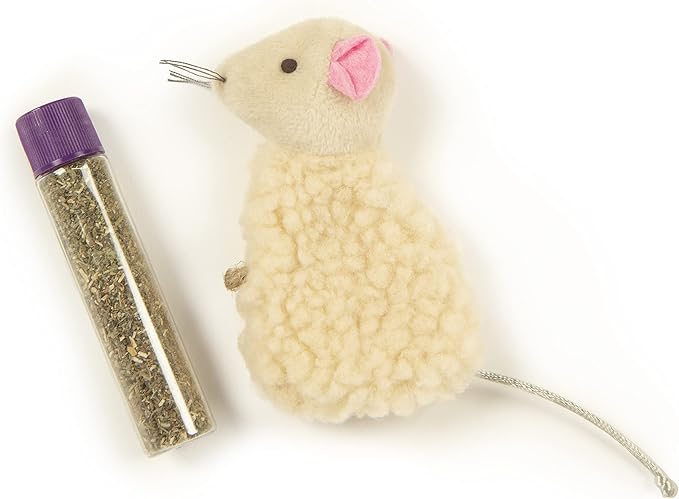 SmartyKat Madcap Mania Refillable Plush Catnip Cat Toy, Includes Catnip Tube - Randomly Selected Color, One Size