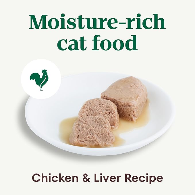 Nutro Perfect Portions Wet Cat Food Paté Chicken & Liver Recipe, (24) 2.64 oz. Twin-Pack Trays
