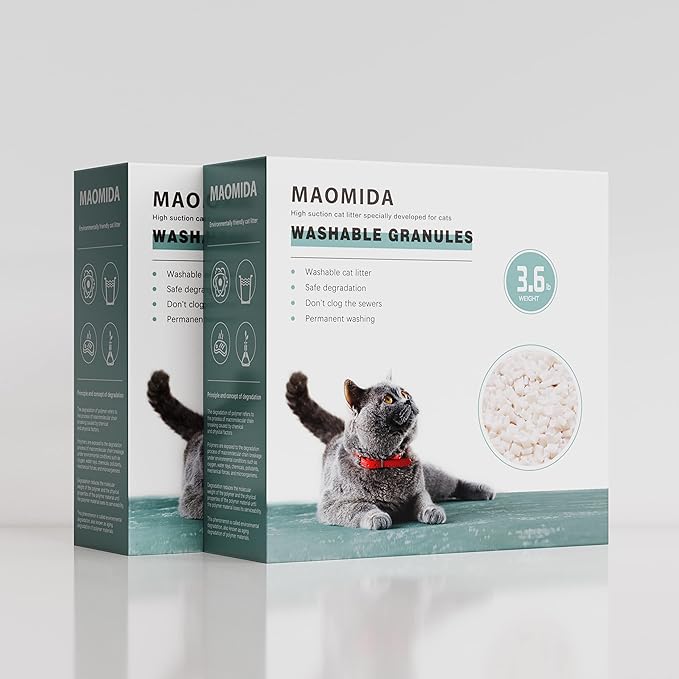 7.2pounds Washable granules can be Used Instead of Cat Genie