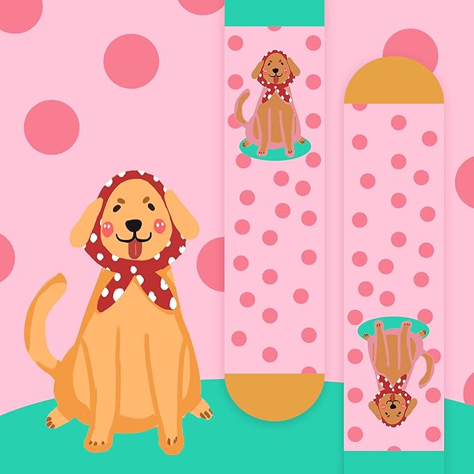 AGRIMONY Funny Cat Dog Socks for Women Teen Girls-Animal Novelty Cute Socks-Mothers Day Cat Dog Mom Gifts Stocking Stuffers